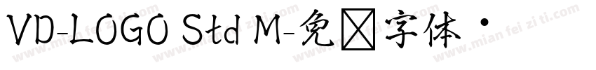 VD-LOGO Std M字体转换